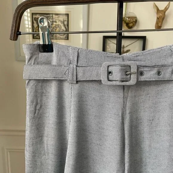 Vintage 90s Super High Rise Wide Leg Pants 26 XS - Picture 2 of 6